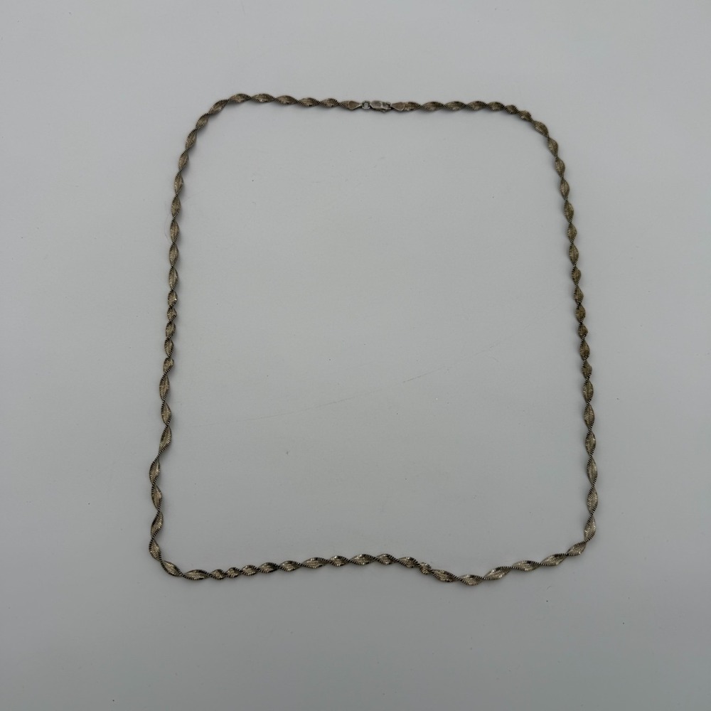 Helen Andrews Sterling Silver Necklace Rope Chain